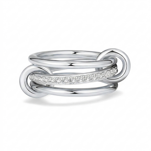 Silber Luna Ring