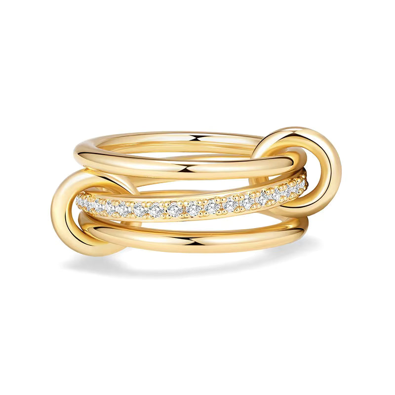 Gold Luna Ring