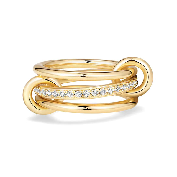 Gold Luna Ring